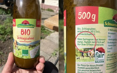 Carrageen in der Sahne