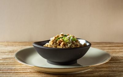 Buchweizen Risotto mit Erdnüssen